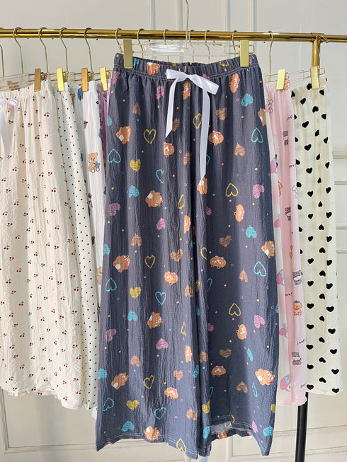 Summer Cute Printed Loose Pyjamas